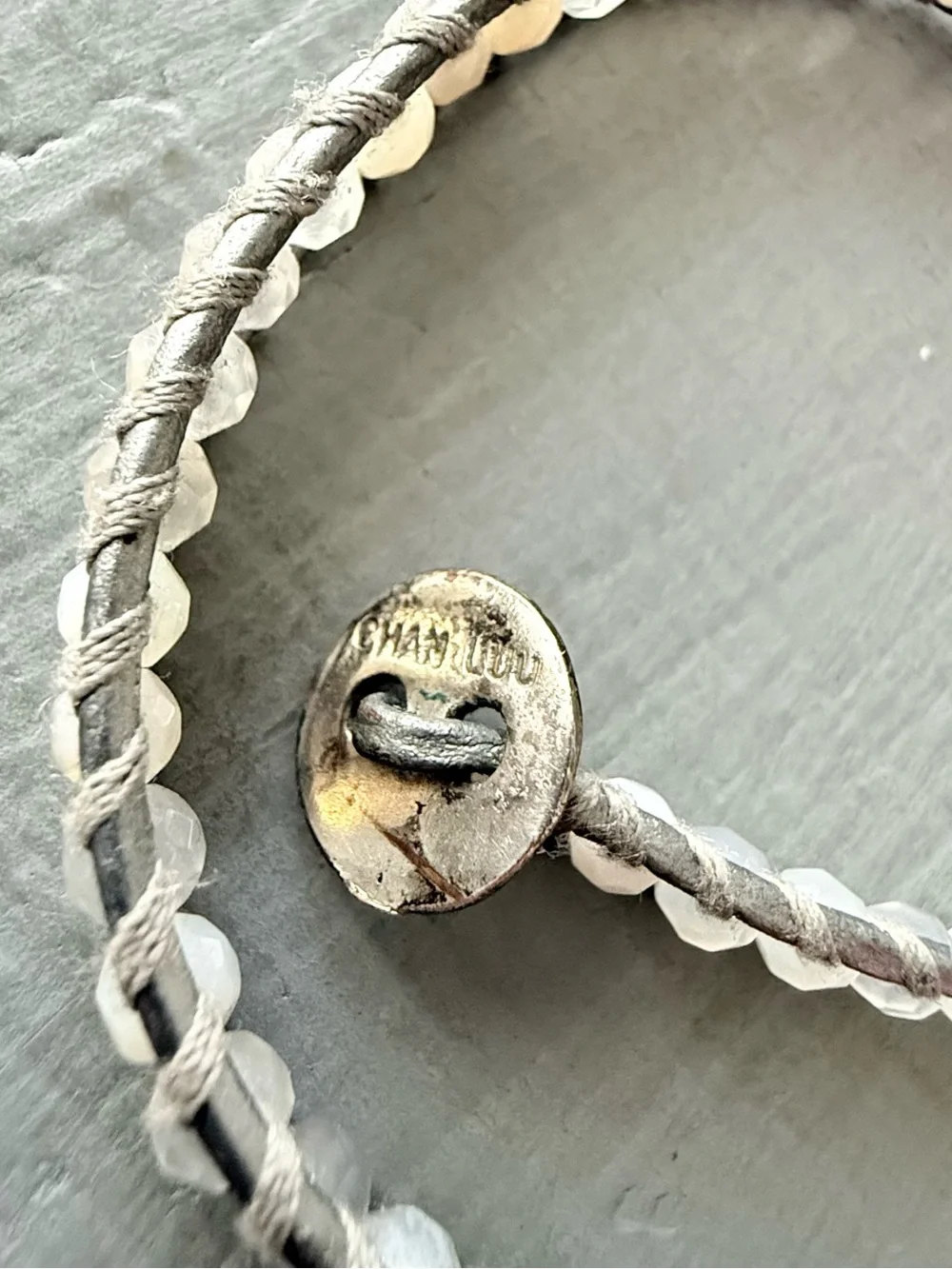 Chan Luu Boho Neutral Beaded Wrap Bracelet